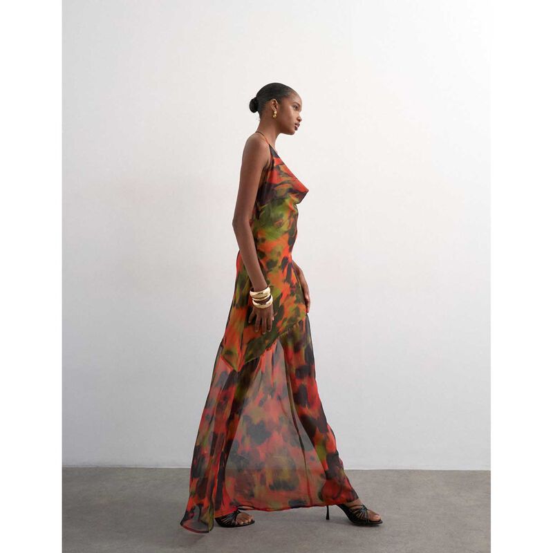 TOPSHOP Astrid Sleeveless Maxi Dress image number 3